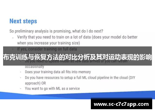 布克训练与恢复方法的对比分析及其对运动表现的影响